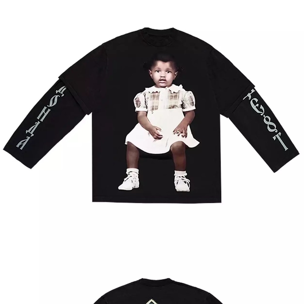 DONDA 2 LAYER LONG SLEEVE T-SHIRT XL MERCH BRAND NEW NEVER WORN